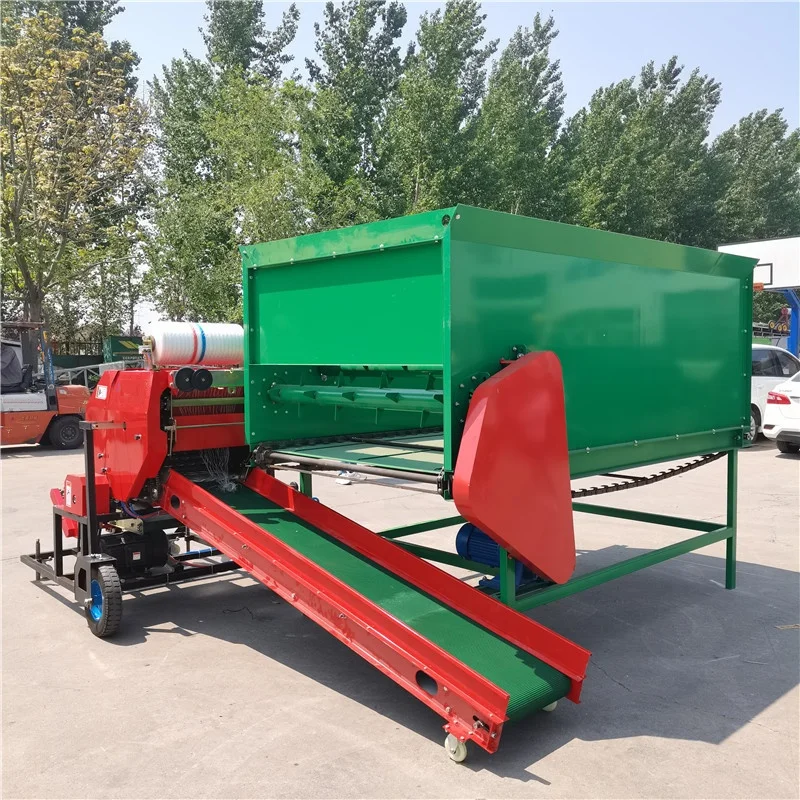 Mini Corn Silage Bagging Press Machine Silage Baler and Wrapper Machine for Sale
