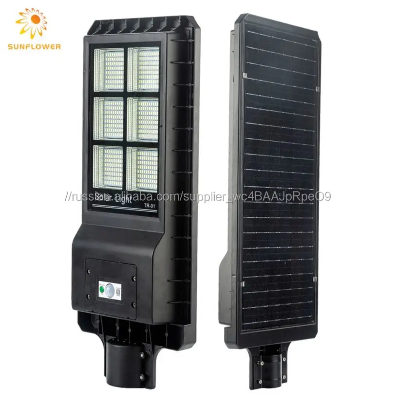 Открытый сад 6000k Led 60w 120w солнечный уличный свет Прожектор