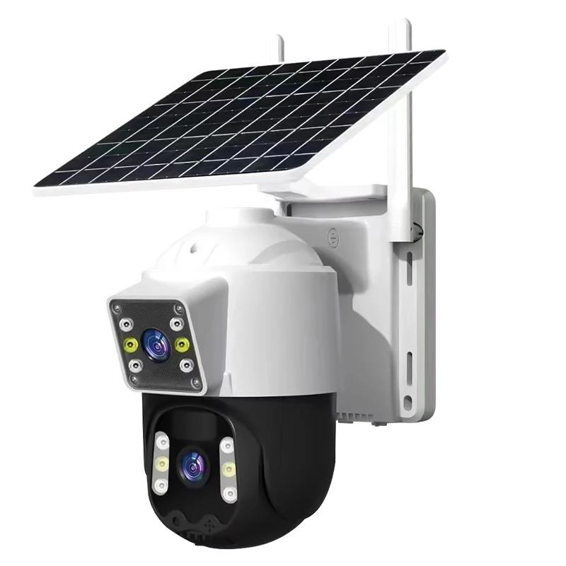 P1 V360PRO Solar Camera Outdoor 4G Sim Card Solar CCTV PTZ Camera 4MP Wireless Solar Security WiFi Battery Power Network Camera