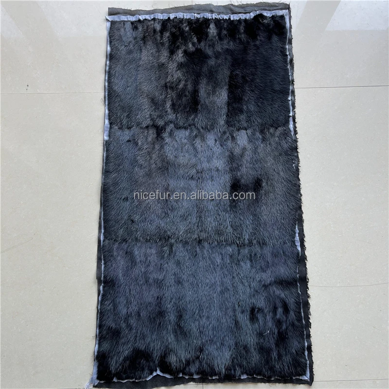 Wholesale Natural color real mink fur pelt blankets
