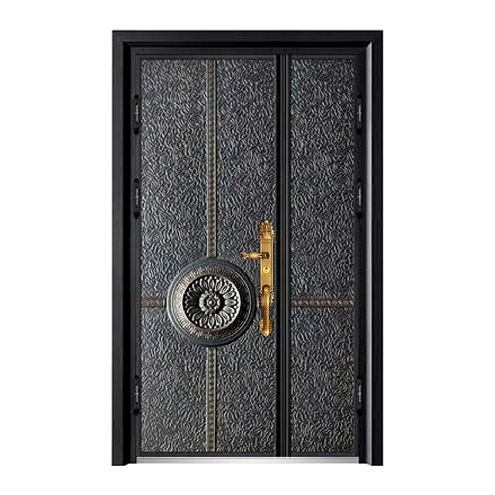 High Quality Exterior Door Fancy Cast Aluminum Doors Entrance Security Door