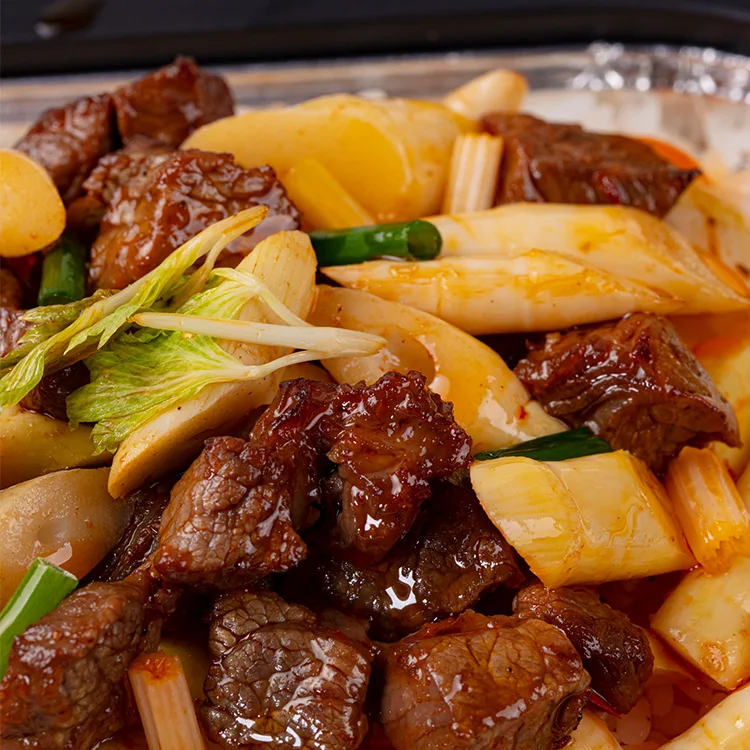 345g Delicious Self-heating Rice Meal China Hot Sale Instant Beef Flavor Rice