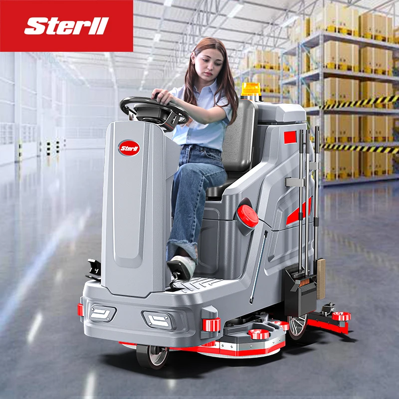 Professional Manufacturer  SX915 Ride-on floor scrubber Parking lot floor scrubber Epoxy floor cleaning equipment