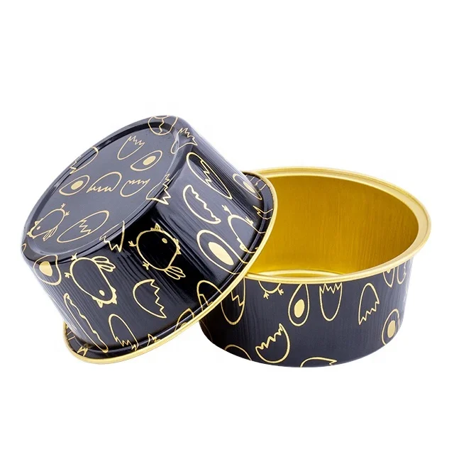 125 мл/4 унции Лучшая цена одноразовые цветная алюминиевая фольга формы для выпечки кексов принадлежности