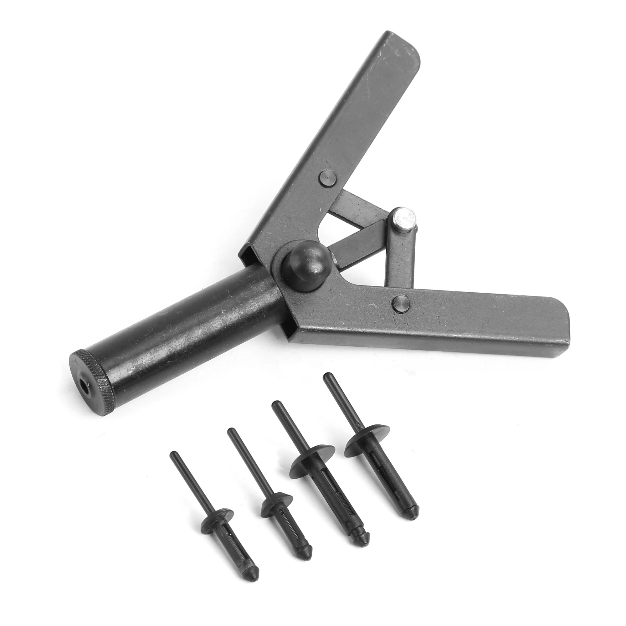 Winmax 41 PC Assorted Plastic Riveter Rivet Gun with 40 Poly Rivets