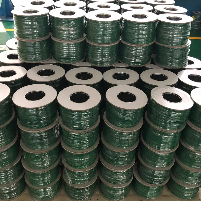 Green Border 2.7mm 3.4mm 3.8mm Perimeter Lawn Mower Wire For Robotic Lawn Mower