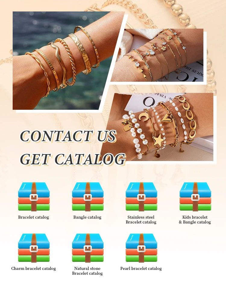HOVANCI Hot Sell Bohemia Gold Plated Chain Link Bracelet Zircon Stone Crystal Bracelet For Women Girl Jewelry Gift