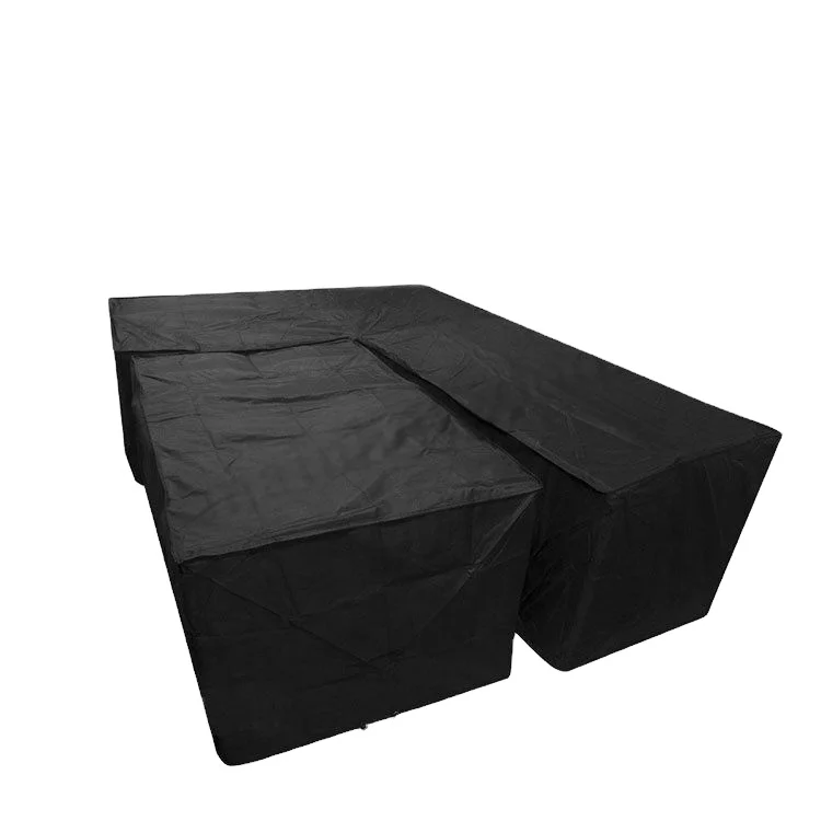 L-образный открытый патио мебель диван крышка водонепроницаемый прочный Оксфорд сад диван крышка