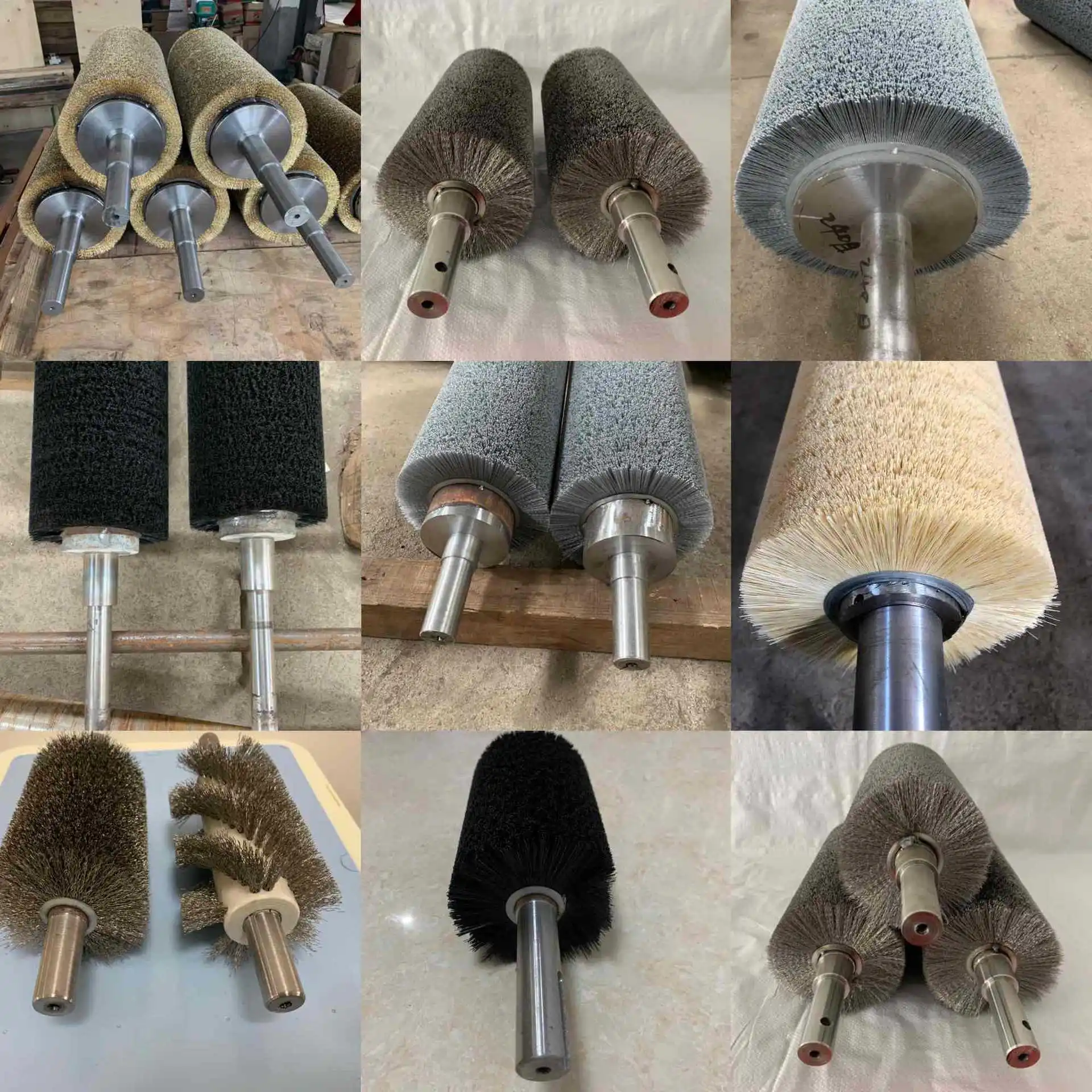 Customized Industrial Wire Brush Roller for Metal Industry