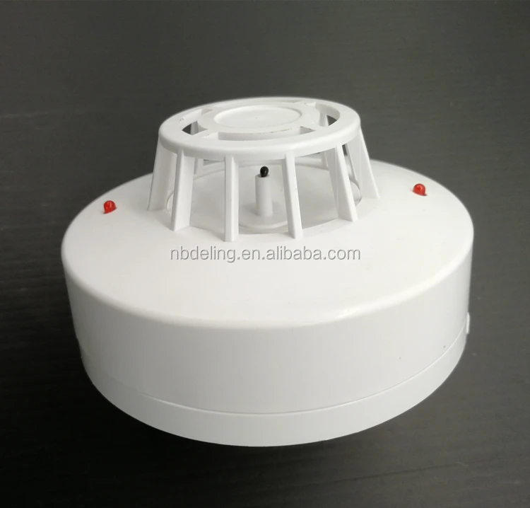 4Wired Combination Heat Detector with CE Certification smoke heat alarm detector alarm
