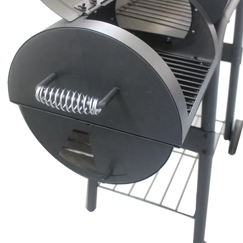 hot sale EUR. barbecue oven wood grill Wholesale Custom Outdoor Portable Steel Offset Charcoal BBQ Grills