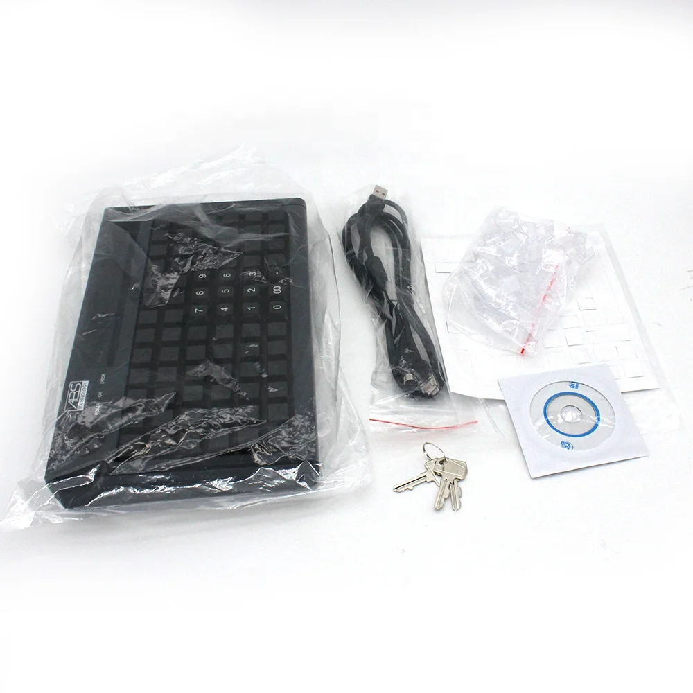 With Magnetic Card  Usb 78-key Programmable Keyboard  for Cash Register Peripherals