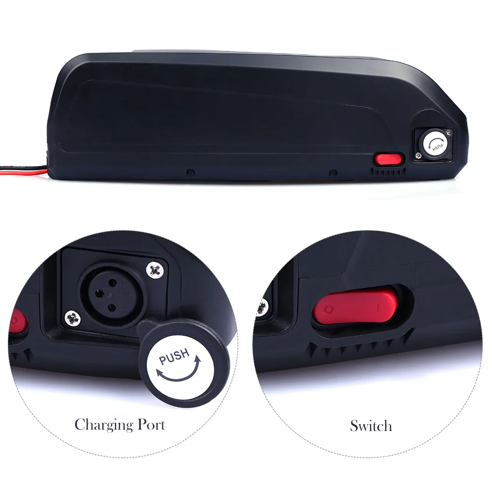 Accolmile для электрического велосипеда с литиевым аккумулятором Байк, способный преодолевать Броды батарея 48В 20ah Аккумулятор для е-байка, цилиндрическая литий-ионный аккумулятор