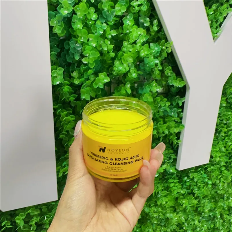 Noyeon & cleansing turmeric kojic acid and tumeric face cleanser pads with great price