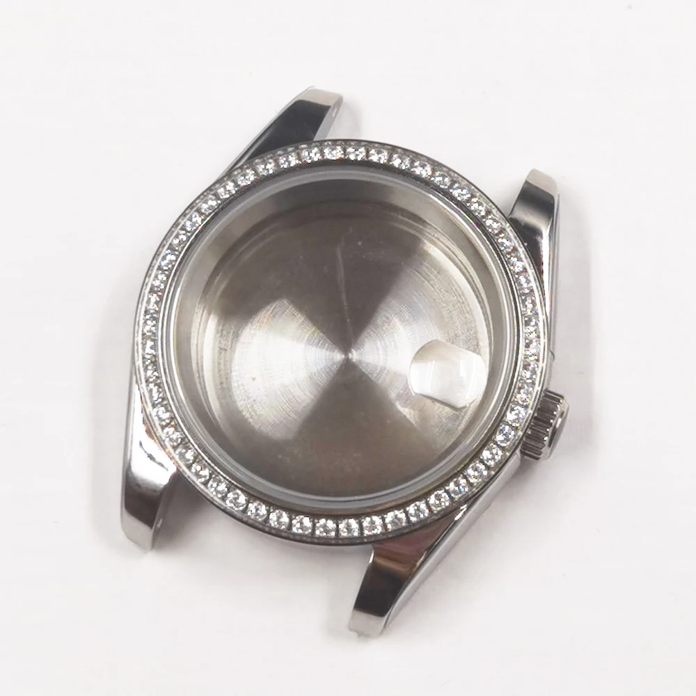 Wristwatch Tools & Parts 36mm fit ETA 2836 2824 Miyota 82 Series NH35 NH35A NH36 Watch Case Stainless Steel Strap