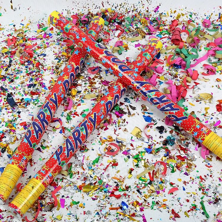 Supply Streamer Star Party Popper Compressed Confetti Streamers Cannon