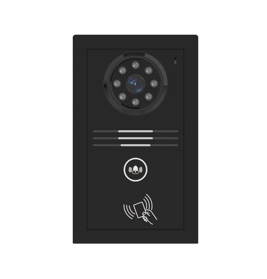 IP Cat5/6 Direct-call-button with backlight Outdoor Station, Color CMOS 1.0MP Camera, support Standard PoE 48V