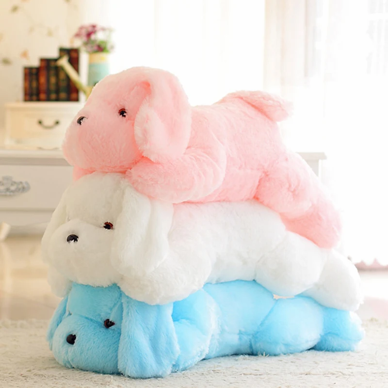 Wholesale cute glowing dog stuffed animal plush toys soft LED light up dogs for kids