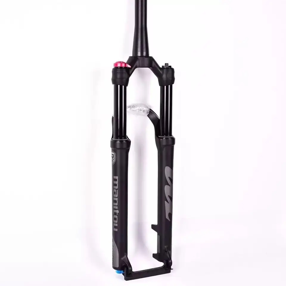 MTB bicycle straight tube cone tube front fork suspension hydro pneumatic front fork