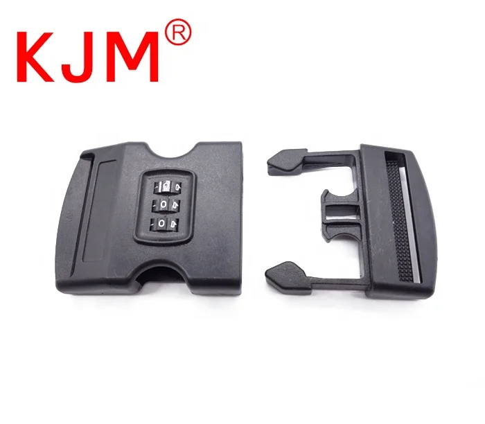 Customized 2 Inch Quick Release Coded Lock Buckle for Luggage Belt Bag Strap