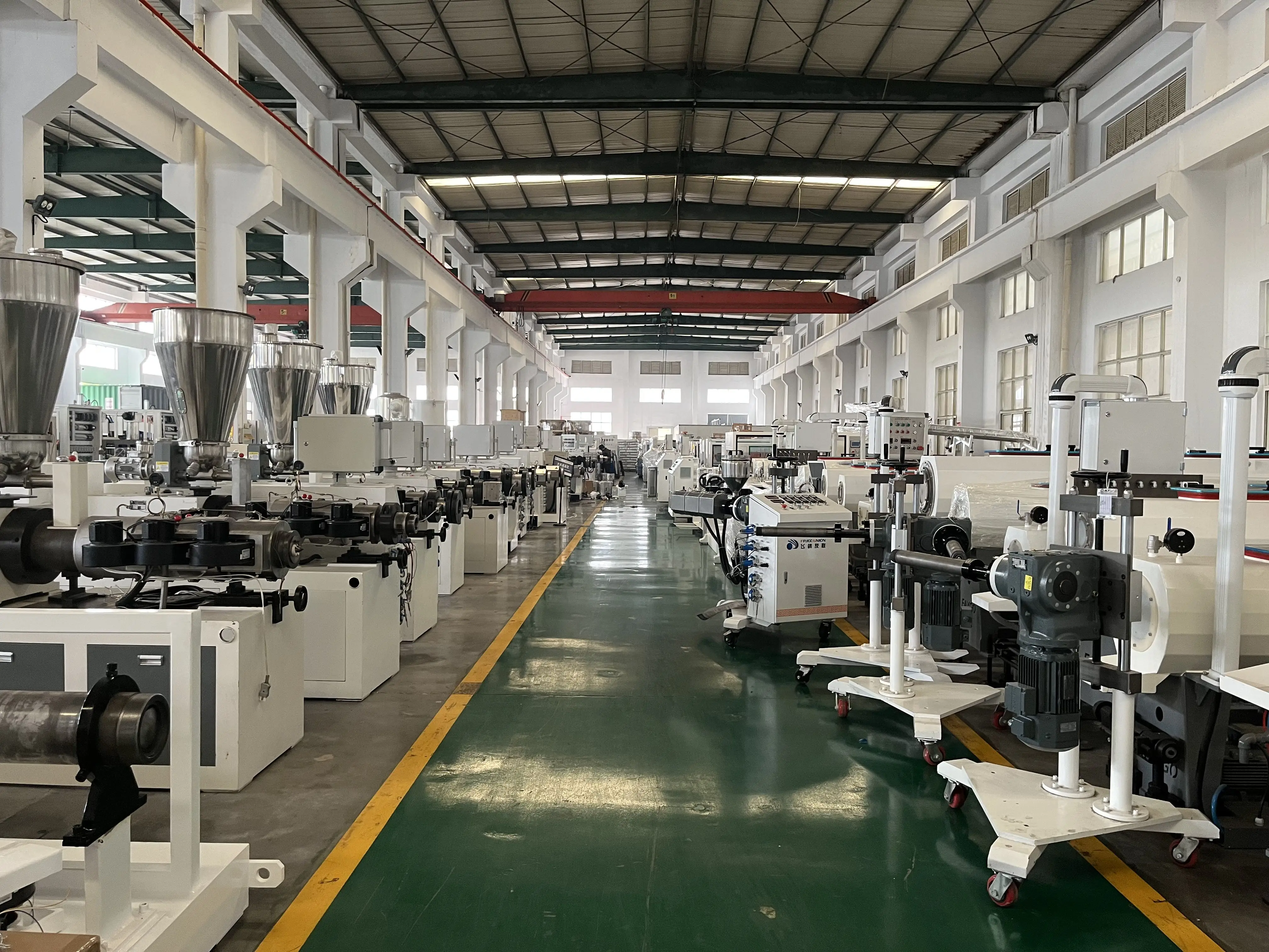 FAYGO UNION corrugated pipe extrusion line and single screw extruder with high quality and good price