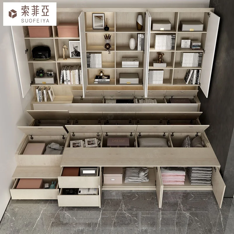 SUOFEIYA High Quality Saving Space Customized Cabinet Mult-Functional Tatami Storage Bed Cabinet