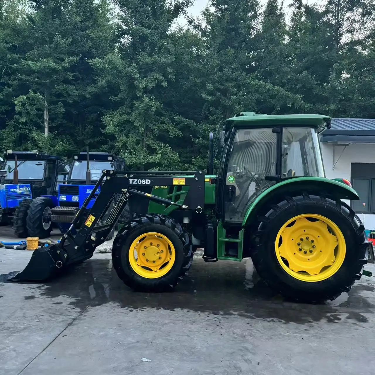 Used Agricultural John a Deer 5E-1104 Tractor 120hp 140hp John Used .A dere Used Tractor Farming Tractor with front loader