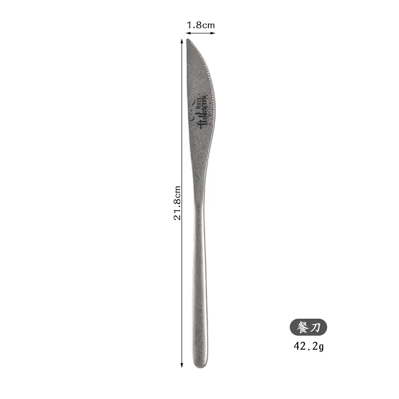 High Quality Stainless Steel Cutlery Mirror Vintage Flatware Snowflake Frosted Feel Knife Fork Spoon Silverware For Restaurant