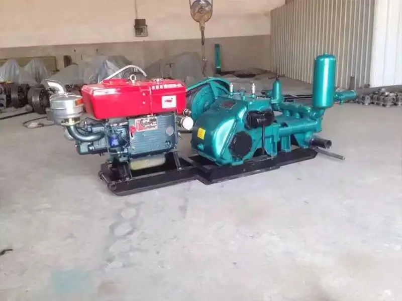 BW320 Diesel power Mud pump  horizontal three cylinder mud pump  for water well