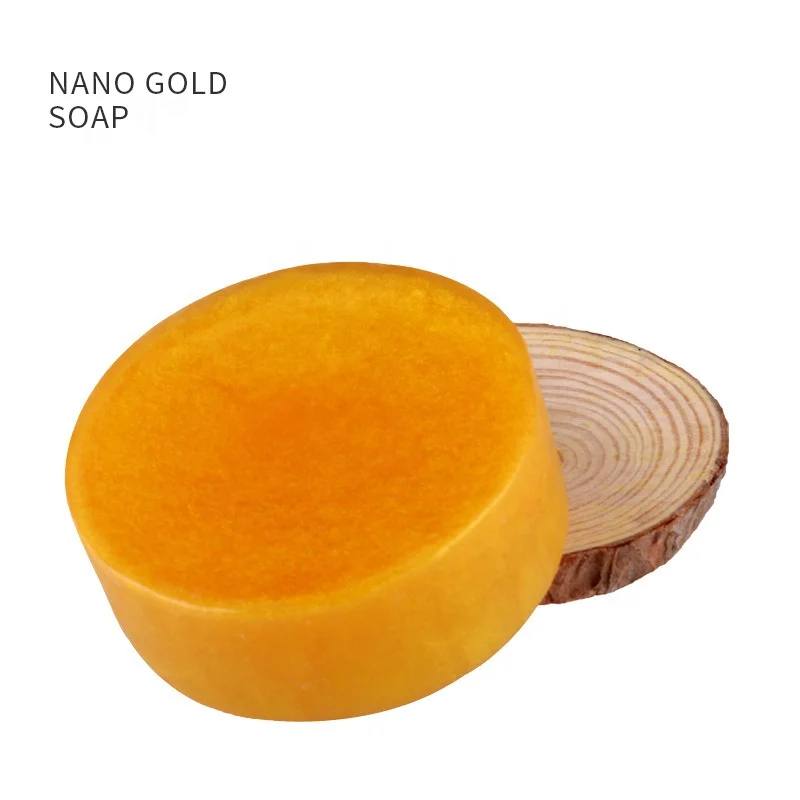 100g Private label oem customized blanchissant gold savon 24k or repar 24 karat collagen