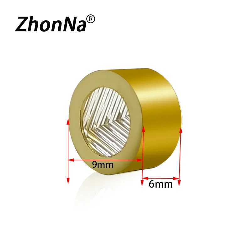 9mm Optical Focusing Lens  Holder Copper Shell  Professional Diode Focus Laser Head Accessories For 8mm Cross/One Word Line Lens