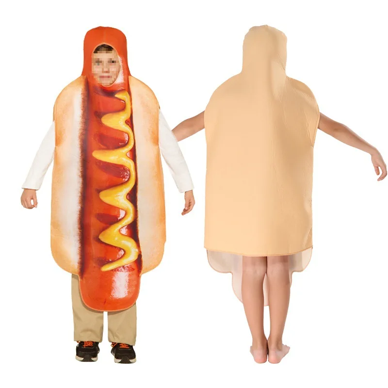 Halloween Hot Dog Stage Performance Costumes One size Performance Costumes Perfect for RolePlaying Dress-Up