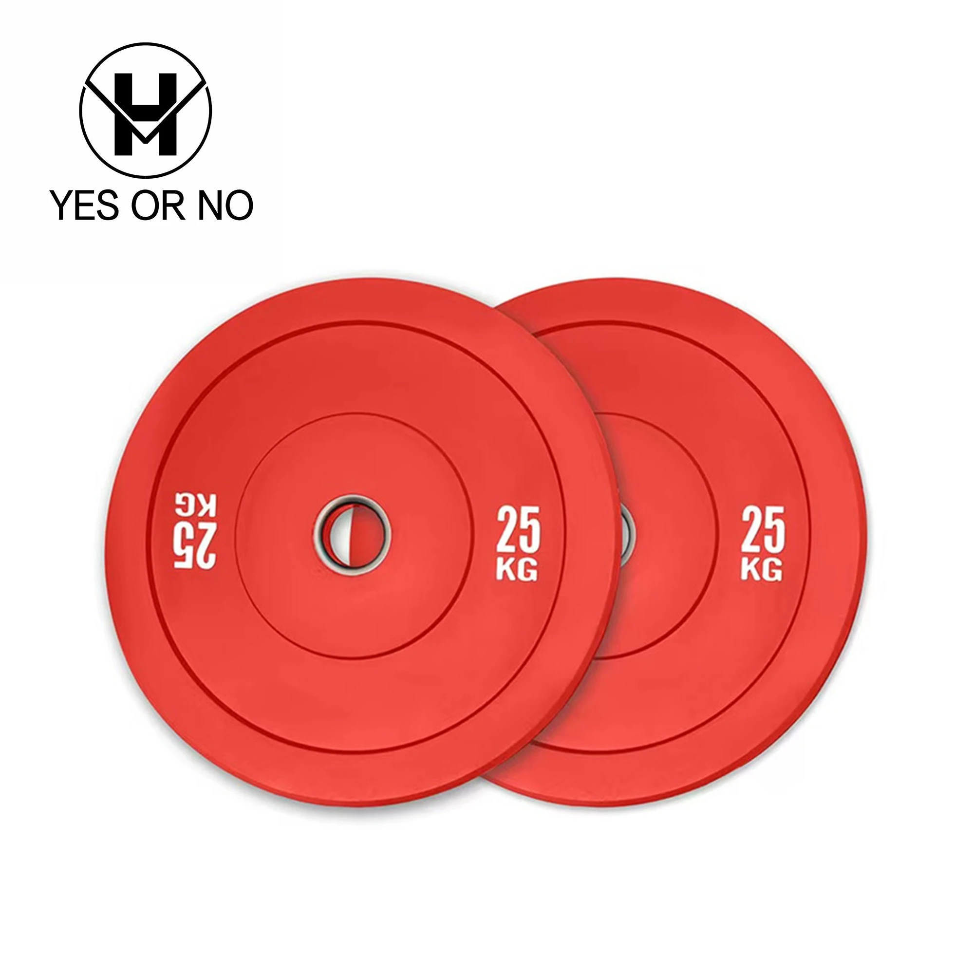 Gym Standard Fitness Calibrated Kg Steel Weight Plates Colorful Gym Weights Lifting Plates Rubber