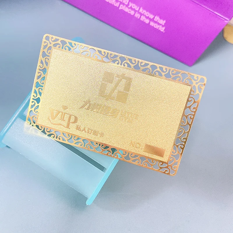 Corrosion brand  golden game  brand  Copper name  cards The membership  VIP Stainless steel card Custom Metal business cards