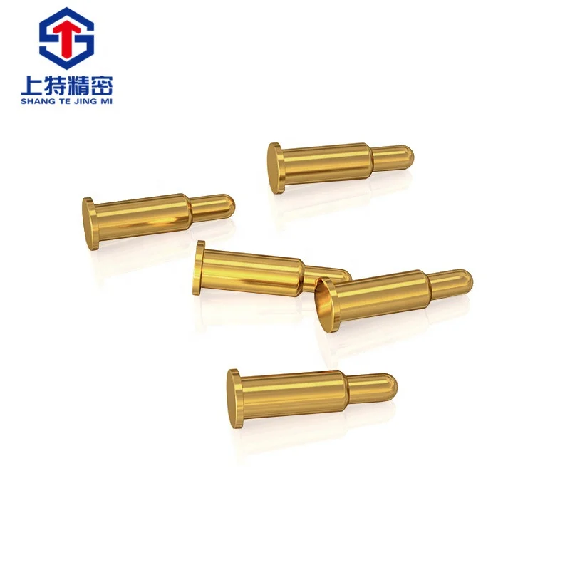 Shangte Pogopin 2.54MM Pitch 5 Pins Female and Male Precision Metal Thimble Connector