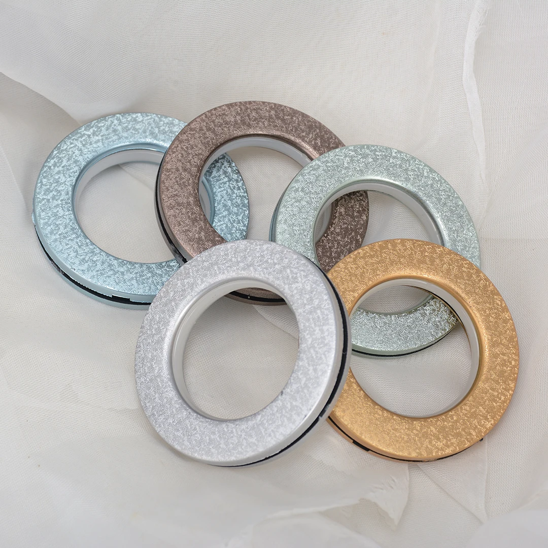 Stardeco Promotion Plastic Eyelet Curtain Mesh Rings Curtain Pole Curtain Tape Rings