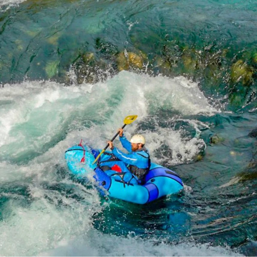 New Style Light weight TPU Packraft Inflatable Raft Hovercraft River Lake packing Raft