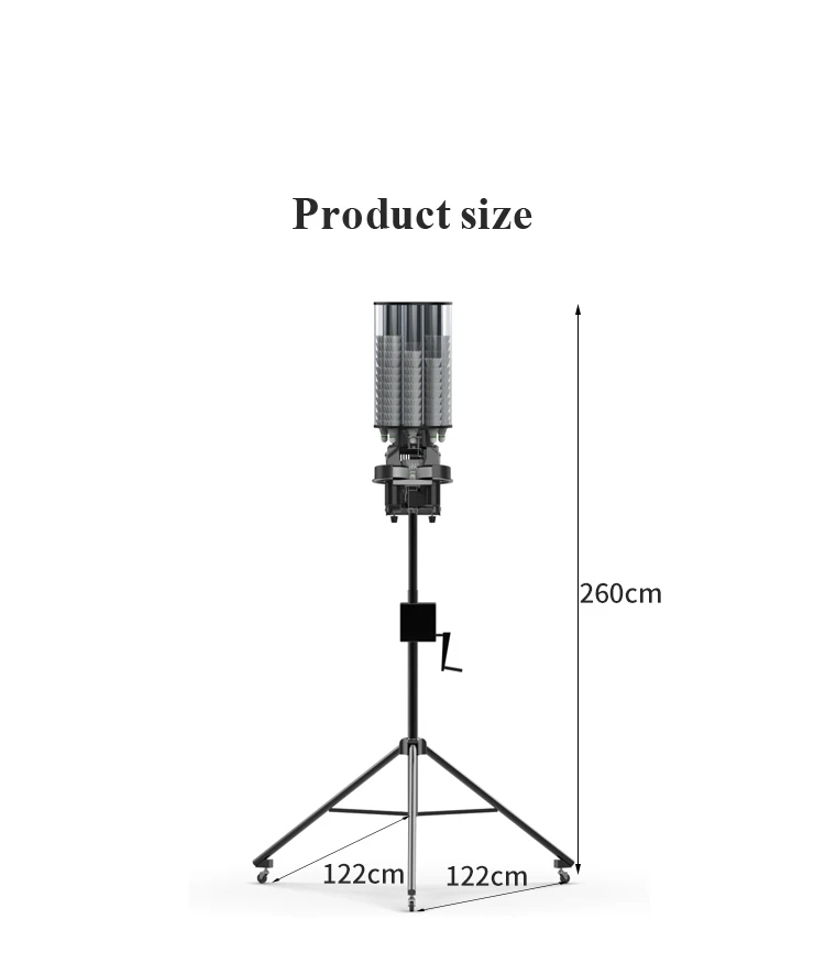 Hot Sales Automatic Badminton Ball Machine for Training Practice With App Remote Control