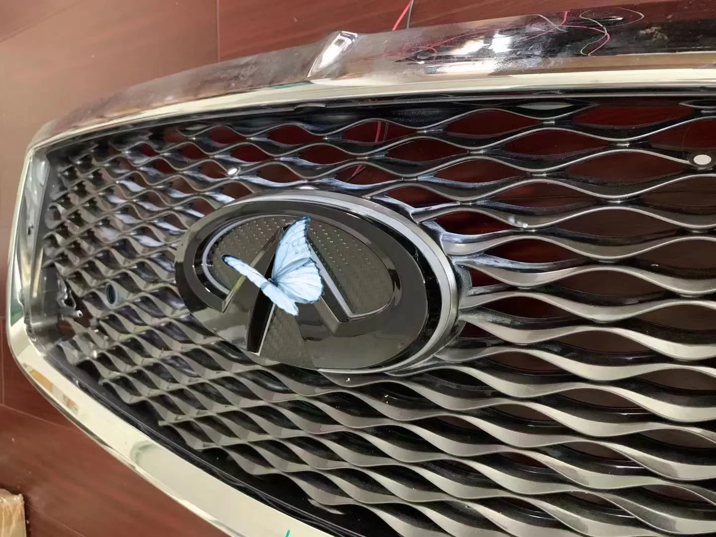 MRD Big Promotion Fit for Infiniti Q60 2018-2021 RGB Led Emblem light logo light NON BLEEDING Big Promotion