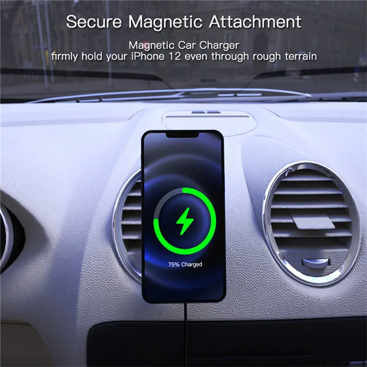 Fast chargers smart cell 15W qi car phone magnetic wireless charger