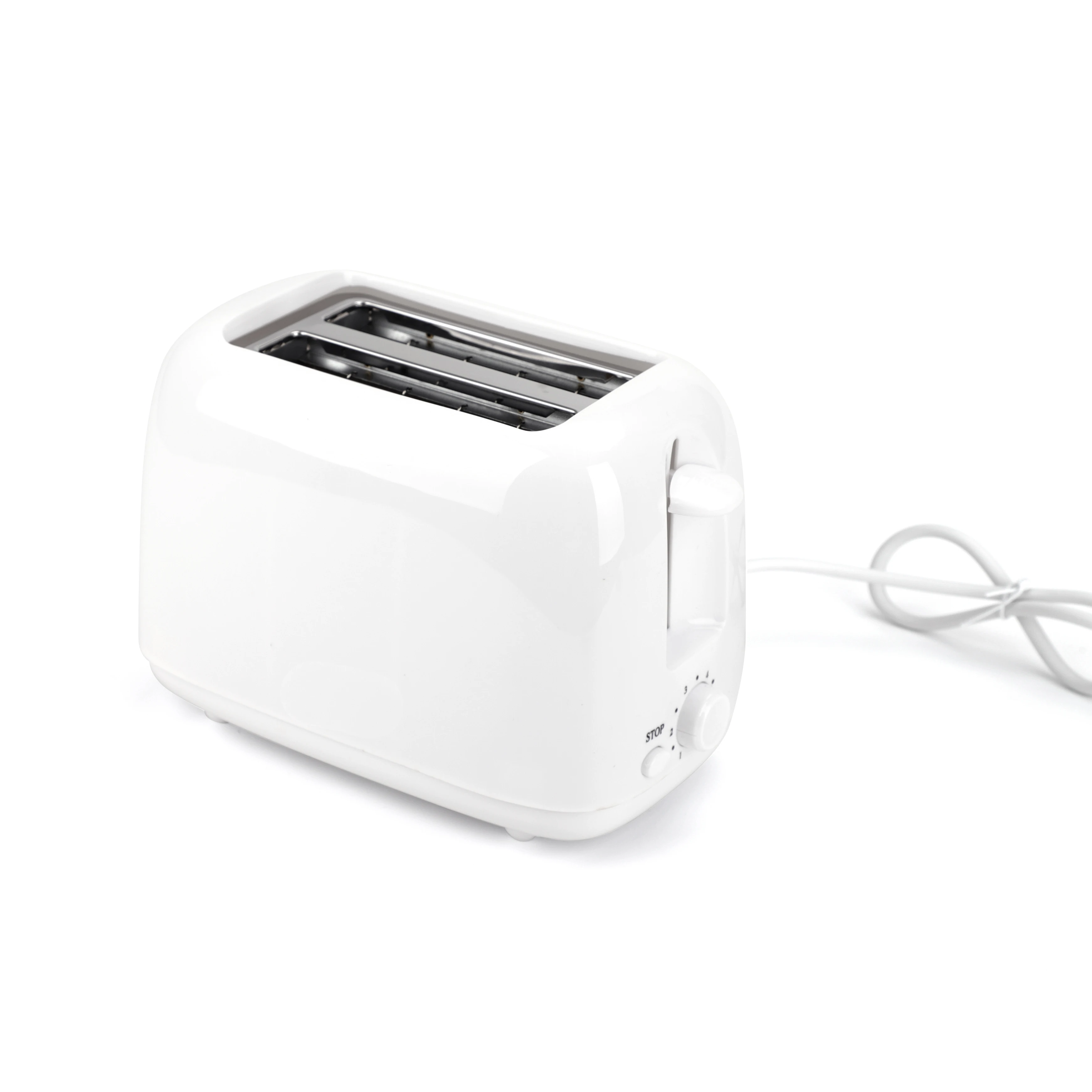 Custom Logo 2 Slice Electric Household Pop Up Bread Toaster Waffle Sandwich Buns Toaster