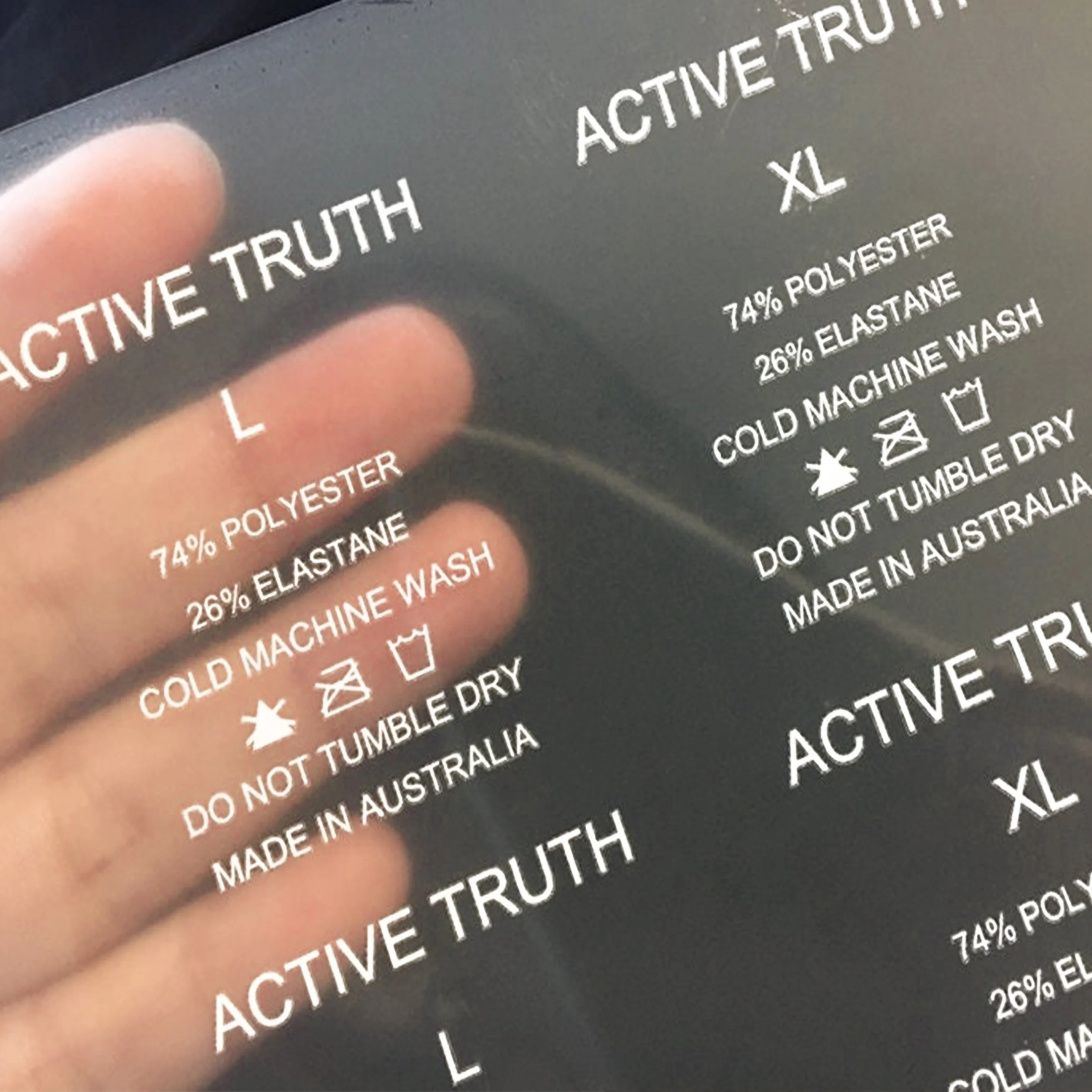 Custom Logo Tagless Garment Neck Care Label, Solid Washable Printed Shirts Size Tag Iron on Label Heat Transfer Clothing Label.