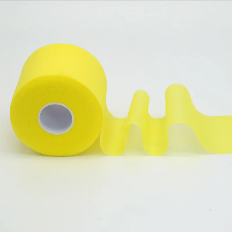 Customized logo porous durable sport foam bandage athletic wrap foam
