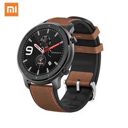 Fashion Water Resistant 5 ATM 47mm Aluminum Alloy Huami Amazfit GTR Smart Watch With 12 Sports Modes