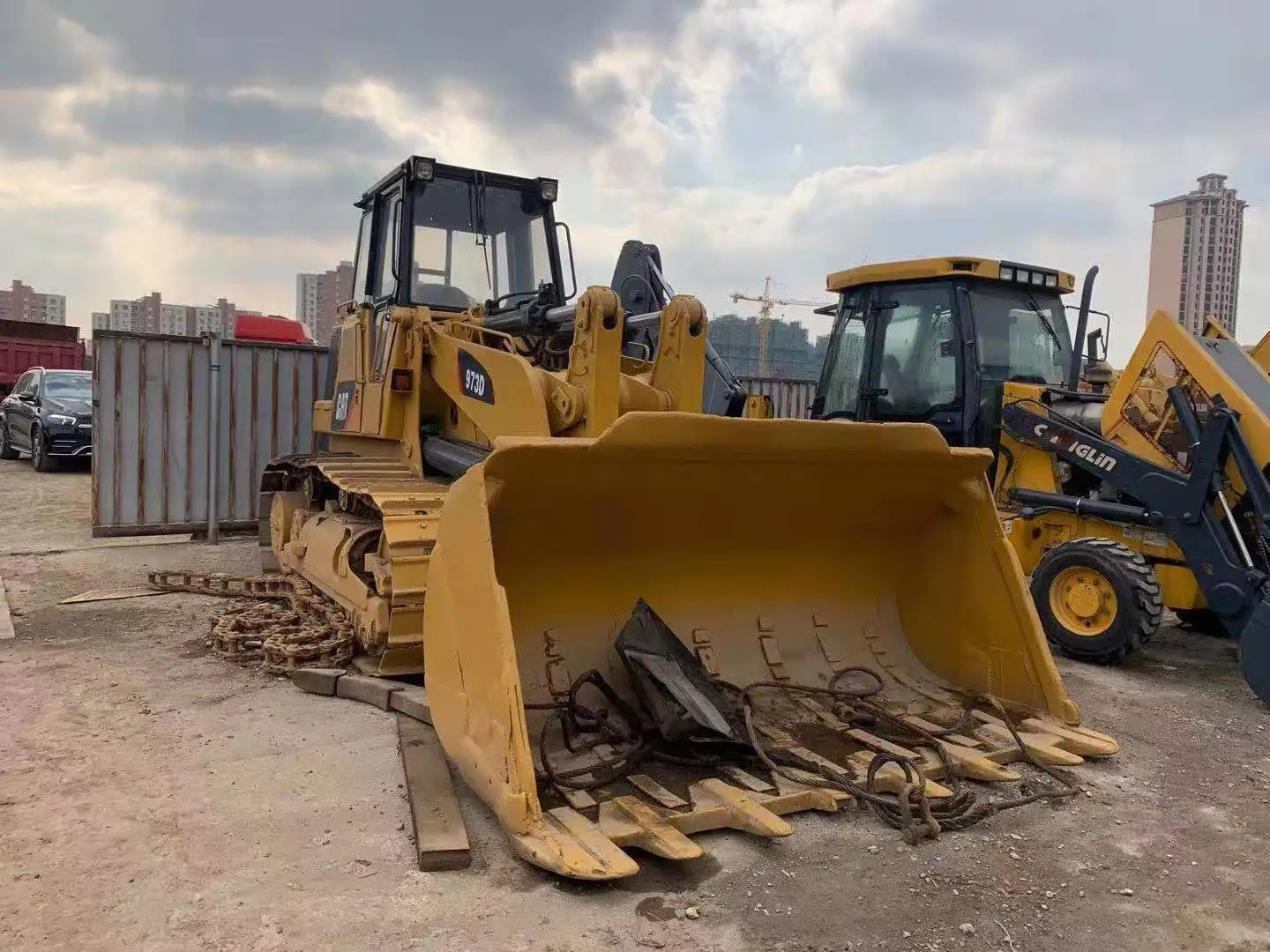 caterpillar used loaders, High quality cat 973D front loaders for sale