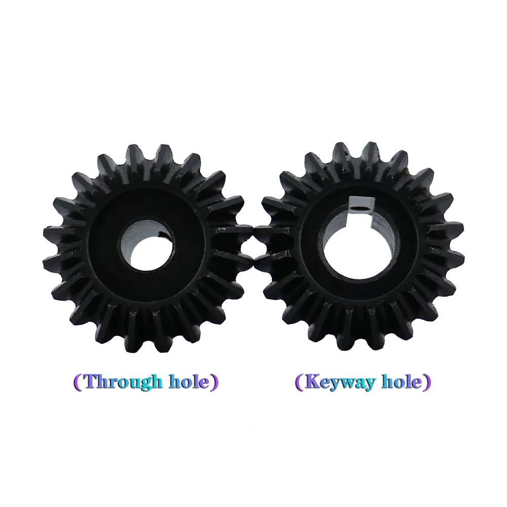 2 pcs Straight bevel gear 2 mod 20 teeth 90 degree bevel gear equal diameter bevel gear 1:1 speed ratio supports customization