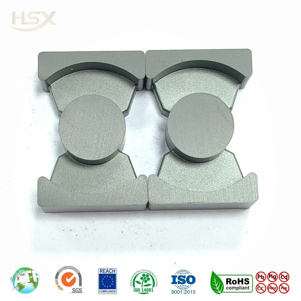 MnZn PQ Type Magnetic Soft Ferrite Core PQ2720 for filters,inductors,transformers, sensors, power converters with low loss