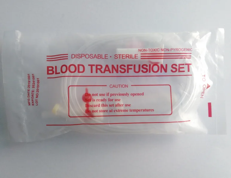 
STERILE CE ISO approved blood giving set blood transfusion set 