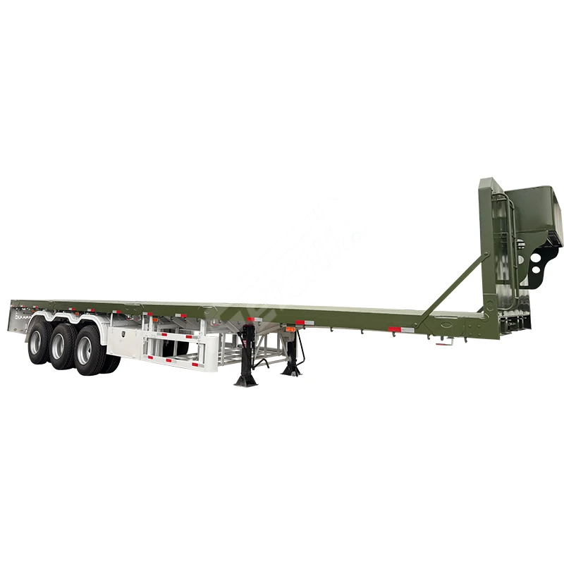 Новый трехосный полуприцеп Feichi бортовой 50/60 тонн для продажи