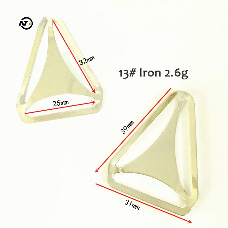 14mm 20mm 25mm 29mm Metal Triangle Slider Buckle Adjustable Webbing Buckles Dress Belt Backpack Strap Garment Decor Accessories